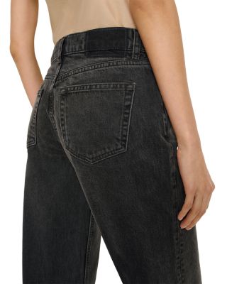 Cary High Rise Slouchy Wide Leg Jeans in Summit