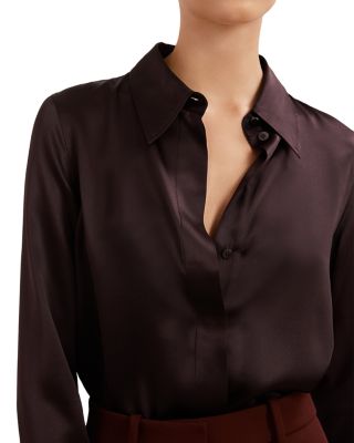Ameira Silk Satin Shirt