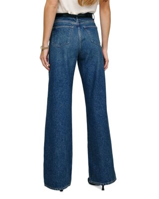 Cary High Rise Slouchy Wide Leg Jeans in Lanier