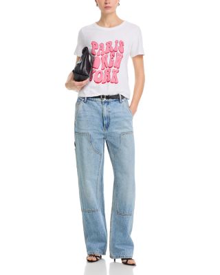 Retro Paris Heart New York Tee