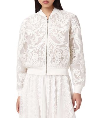 Jade Embellished Bomber Jacket