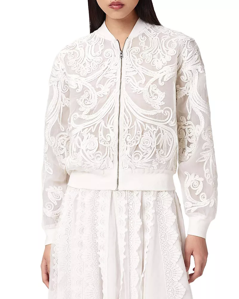 Allsaints Jade Embellished Bomber Jacket
