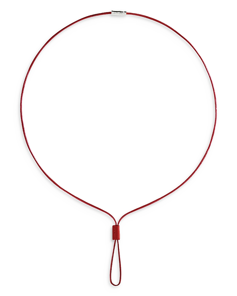 Anabel Aram Cheval Leather Necklace, 30
