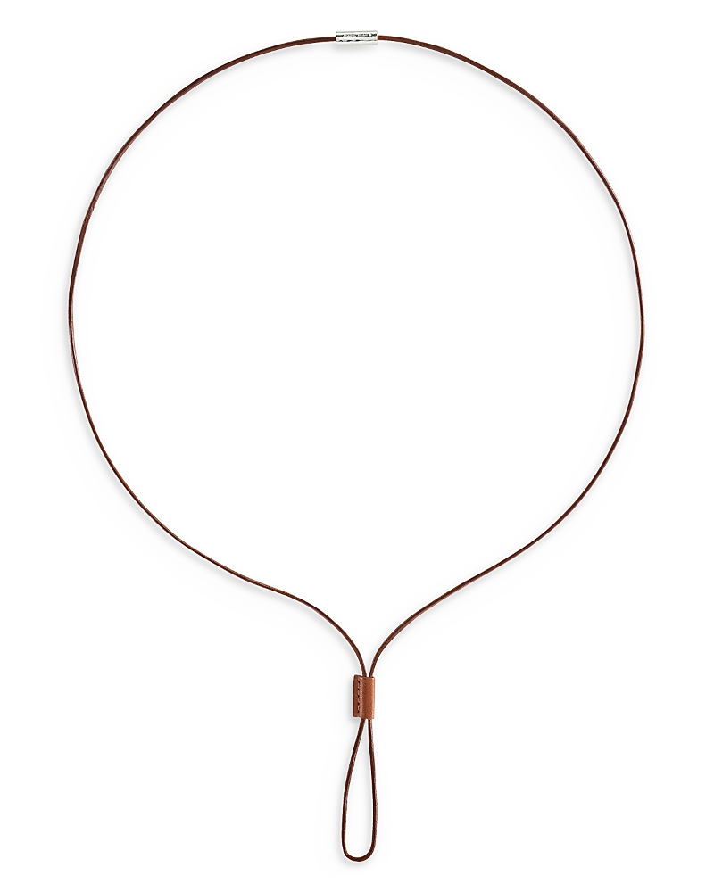Anabel Aram Cheval Leather Necklace, 30 · OS