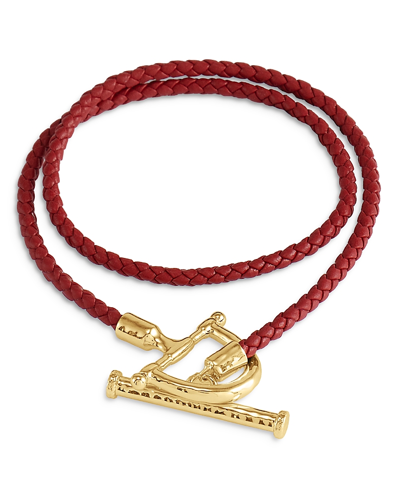 Anabel Aram Cheval Leather Wrap Bracelet · OS
