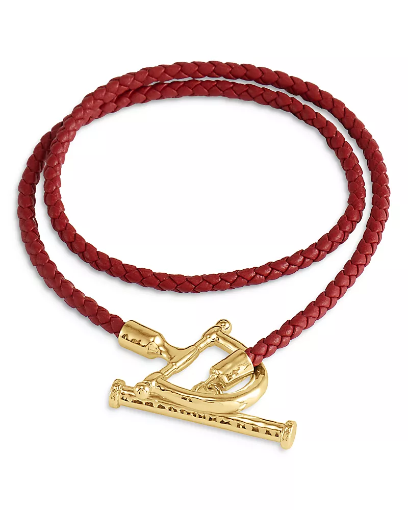 Anabel Aram Cheval Leather Wrap Bracelet