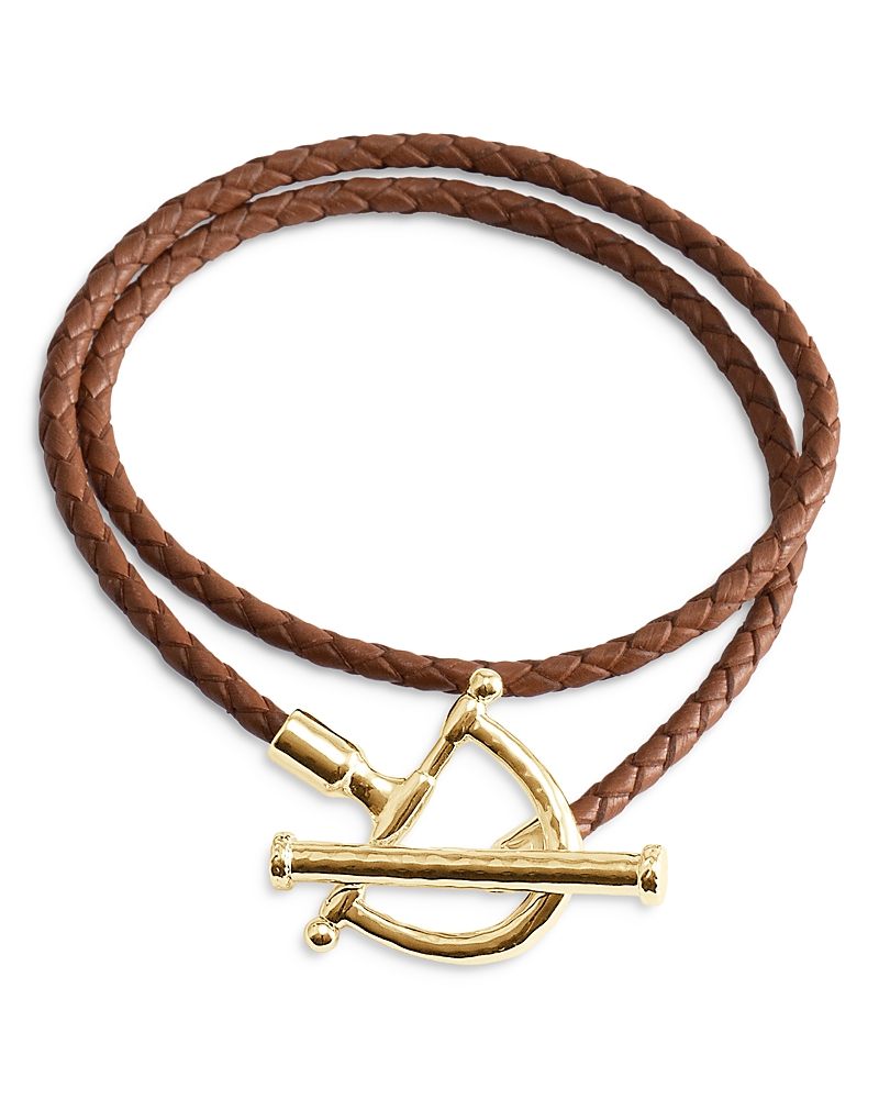 Anabel Aram Cheval Leather Wrap Bracelet