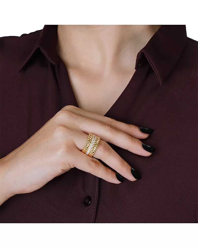 Anabel Aram Cheval Chain Stack Ring