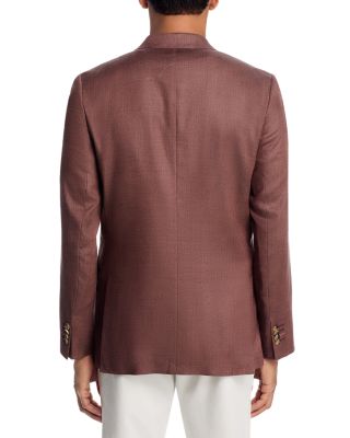 Linen And Wool Twill Extra Slim Fit Sport Jacket