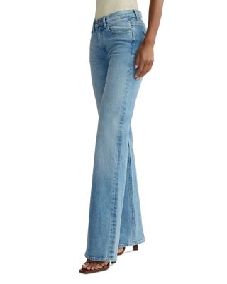Bella Slim Mid Rise Bootcut Jeans in Sky Castle