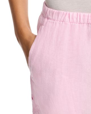 Mirina Linen Embroidered Pants