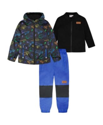 Boys' 3-in-1 Two-Piece Mid-Season Skateboards Outerwear Set - Little Kid