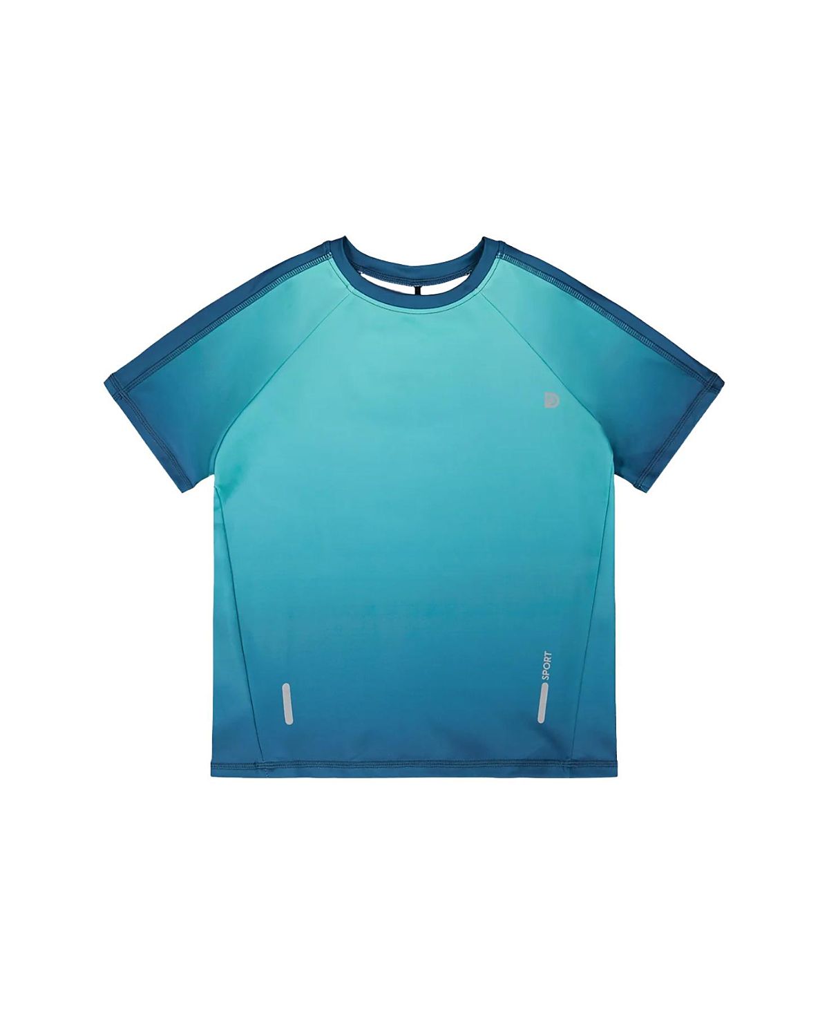 Deux par Deux Boys' Short Sleeve Athletic Top Gradient - Little Kid