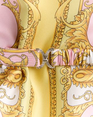 Silk Twill Print Dress