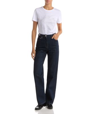 Straight Jeans in Dark Blue