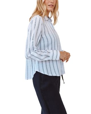 Clean Split Back Button Down Shirt