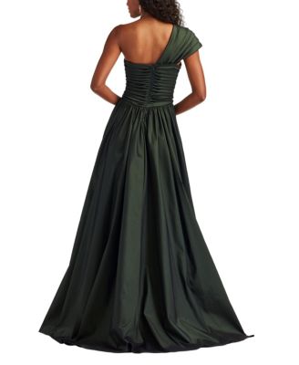  Savar One-Shoulder Gown