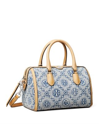 T Monogram Denim Crossbody 