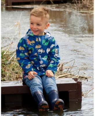Boys' Polyurethane Chameleon Rain Jacket - Little Kid