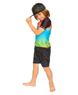 Boys' Short Sleeve Gradient Rashguard - Little Kid