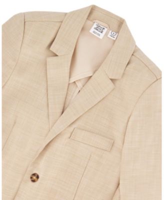 Boys' Two-button Tailored Cut Blazer - Little Kid