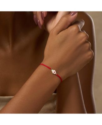 Expression of Love Drawstring Hamsa Heart Bracelet