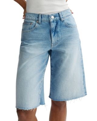 Abby Relaxed Denim Bermuda Shorts