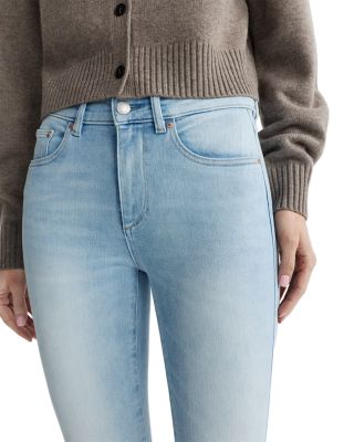 Mara Mid Rise Instasculpt Straight Ankle Jeans in Ocean