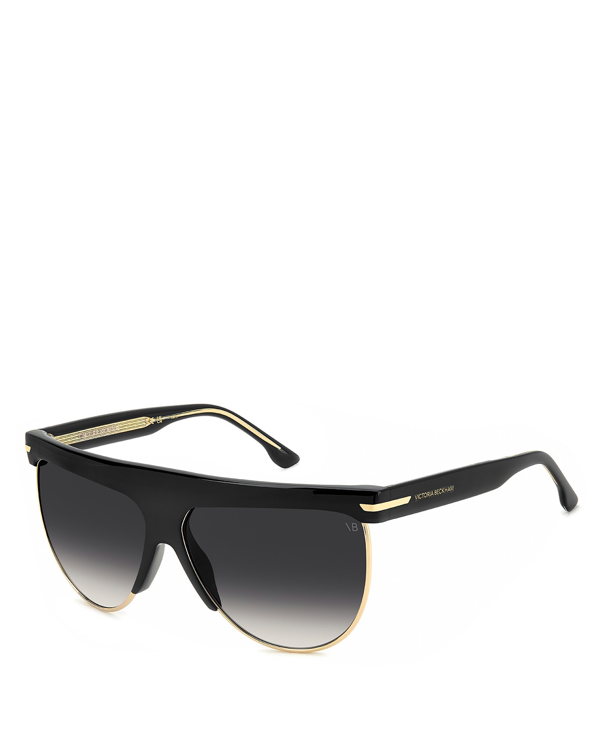 Victoria Beckham Pilot Sunglasses, 65mm in Black
