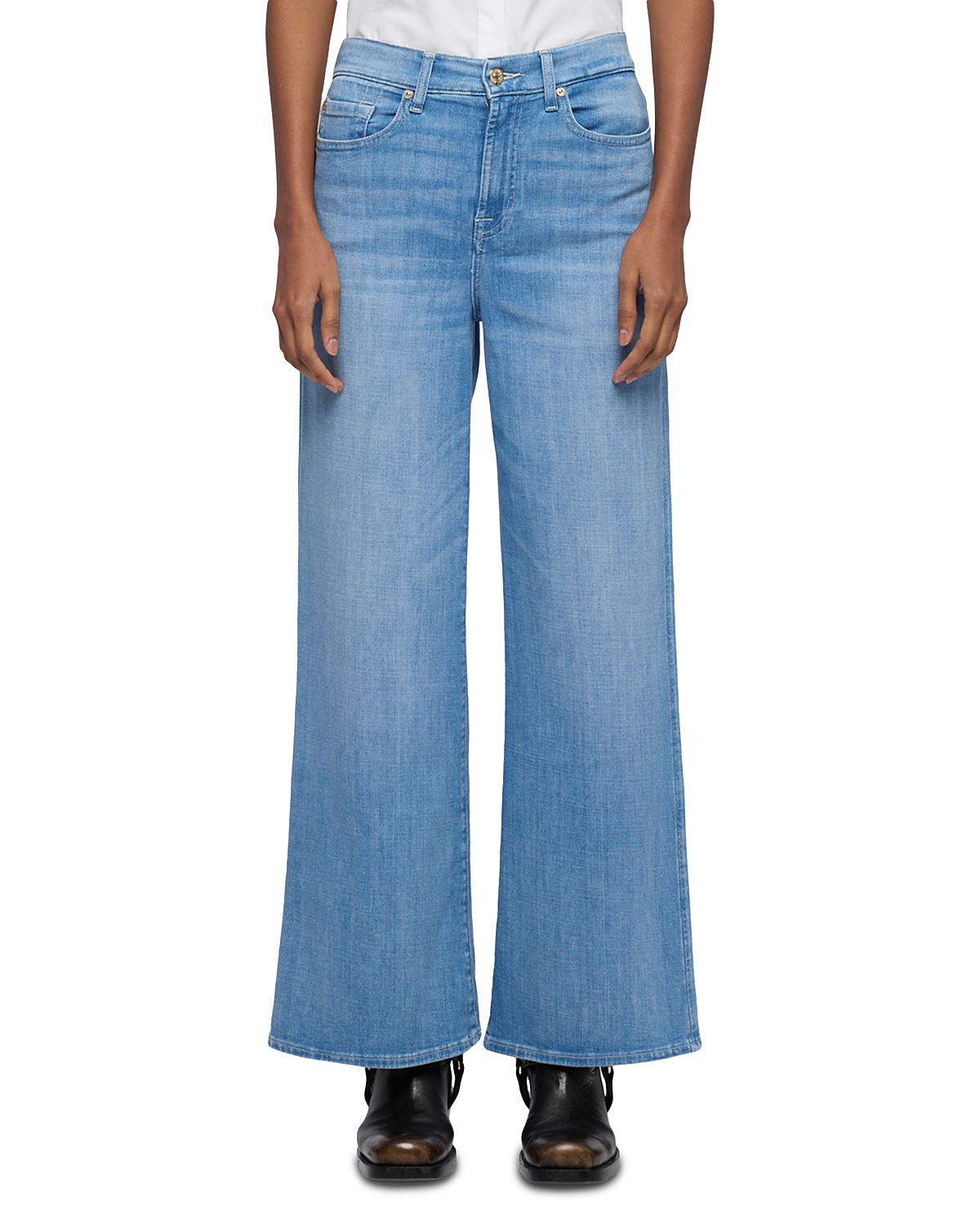 7 For All Mankind Lotta High Rise Ankle Jeans