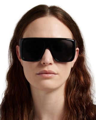 Square Flat Top Sunglasses, 60mm