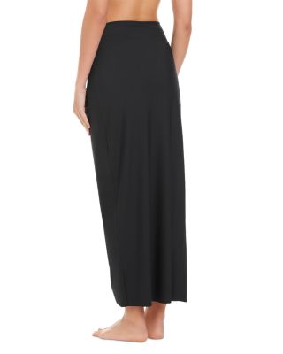 Long Twist Skirt Swim Cover-Up