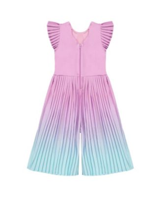 Girls' Capri Gradient Short Sleeve Jumpsuit - Little Kid
