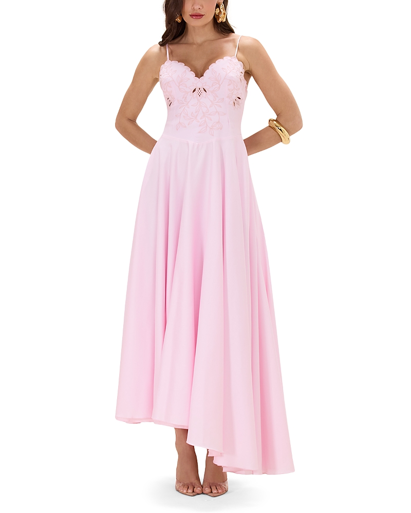 PatBO Tricoline Lotus Maxi Dress