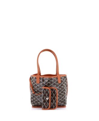  Mini Anjou Reversible Tote Coated Canvas
