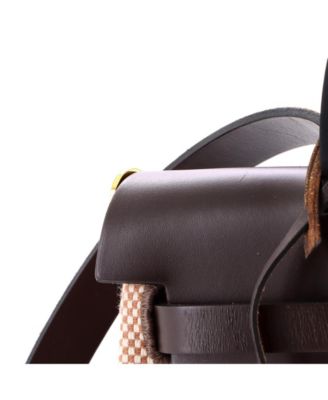 31 Herbag Zip Criss Viking Toile and Leather