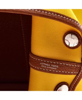 30 Garden Party Tote Toile and Leather