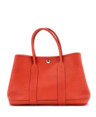 30 Garden Party Tote Leather