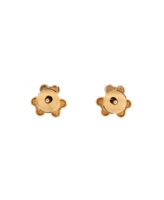  Mini Frivole Stud Earrings 18K Gold with Diamonds