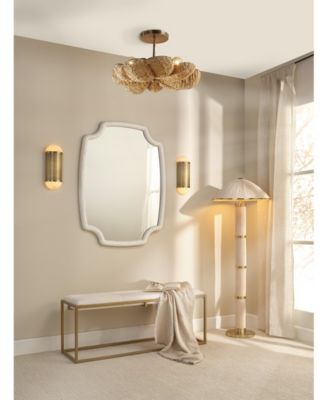  Anguilla Wood Beaded Semi-Flush Mount