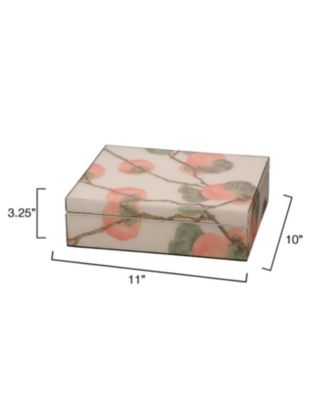  Persimmon Decorative Lacquered Box