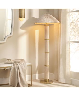  Seychelles 2-Light Rattan Floor Lamp