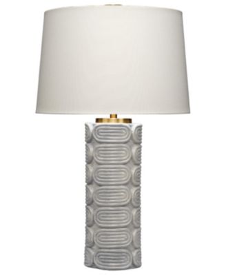 Wright Ceramic Table Lamp with Linen Shade