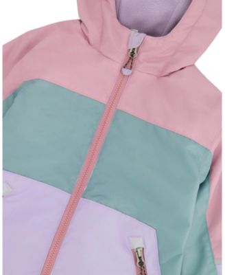 Girls' Two-Piece Mid-Season Colorblock Outerwear Set - Big Kid