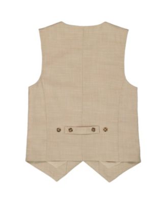 Boys' Sleveless Elegant V-Neck Vest - Little Kid, Big Kid