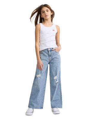 Girls' High Rise Baggy Jeans - Big Kid