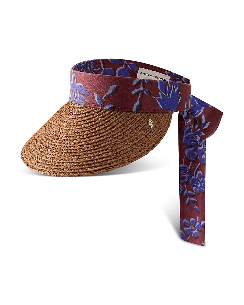 Helen Kaminski Kira Tie Band Raffia Visor
