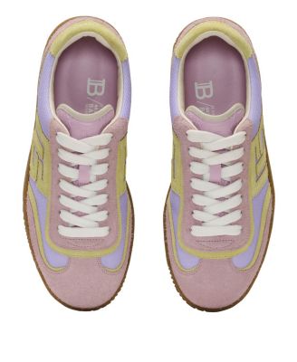 Women's Swan Suede and Mesh Trainers