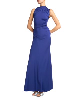 Sleeveless Draped Gown