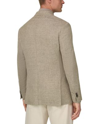 Micro Textured Wool Suit Jacket